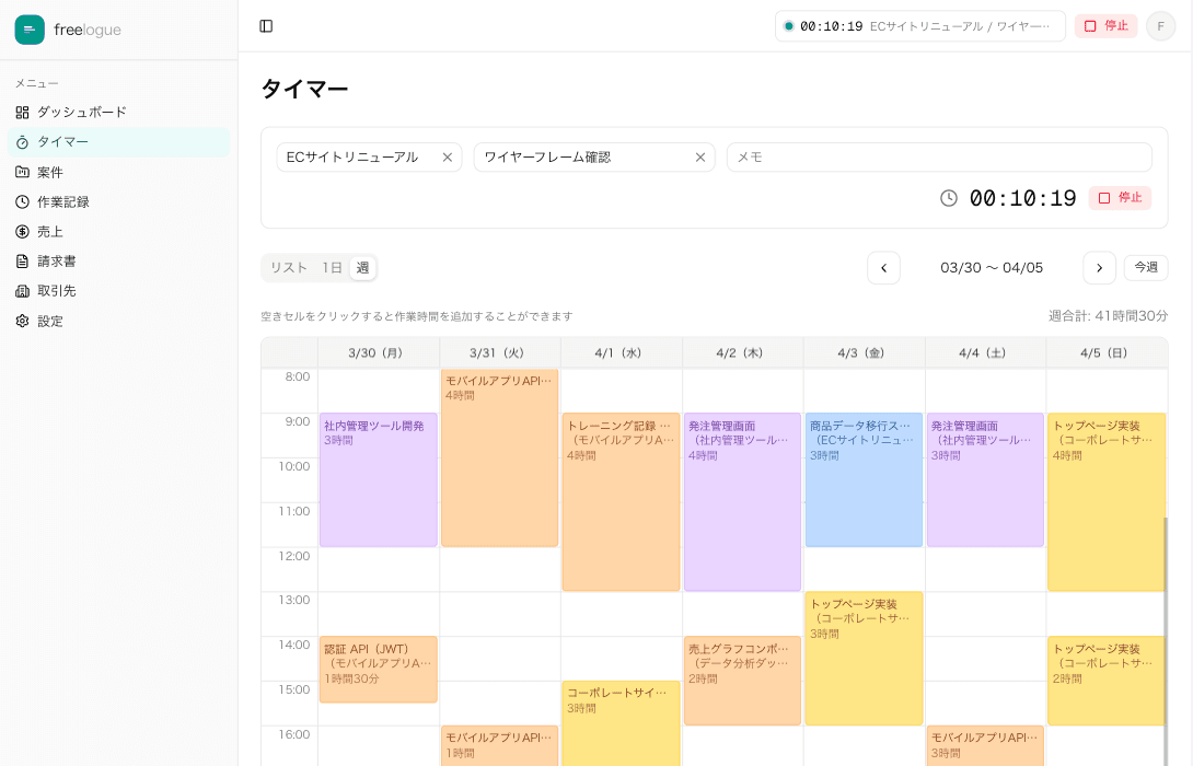 グローバルタイマー